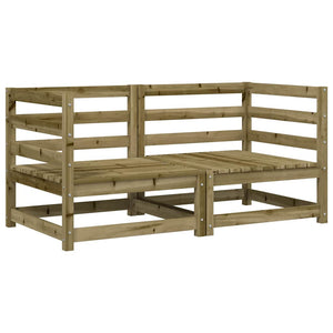 Garten Ecksofa Set mit Kissen, Kiefer Imprägniert