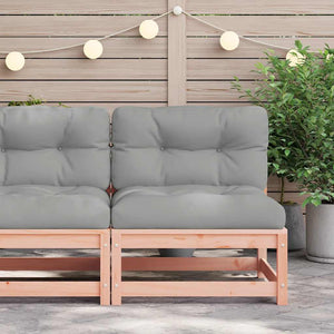 Gartensofa Douglasie ohne Armlehnen mit Kissen