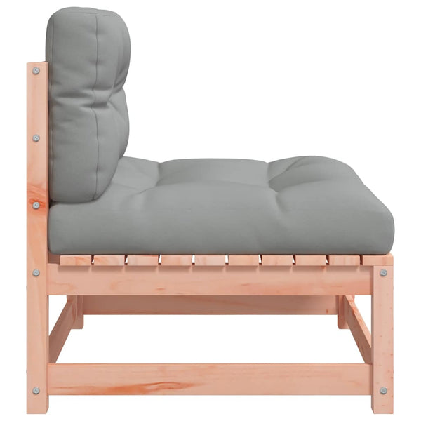 Gartensofa Douglasie ohne Armlehnen mit Kissen