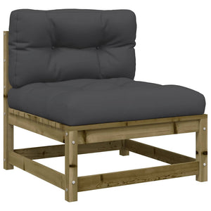 Gartensofa ohne Armlehnen Kiefer Imprägniert