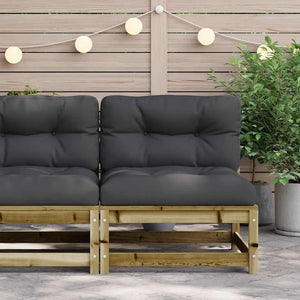 Gartensofa ohne Armlehnen Kiefer Imprägniert