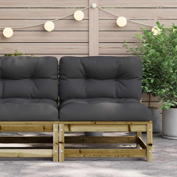 Gartensofa ohne Armlehnen Kiefer Imprägniert