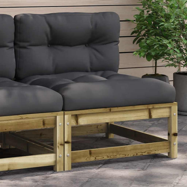 Gartensofa ohne Armlehnen Kiefer Imprägniert