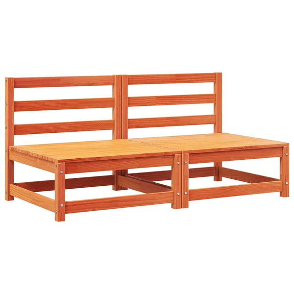 Gartensofas ohne Armlehnen mit Kissen