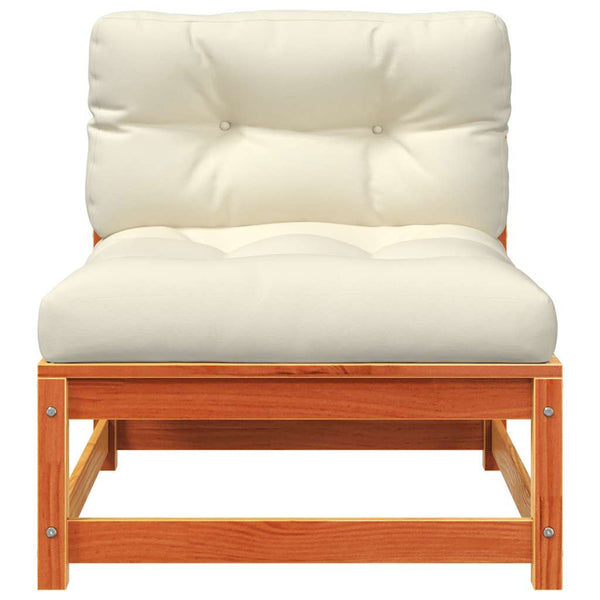Gartensofas ohne Armlehnen mit Kissen