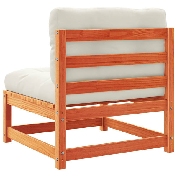 Gartensofas ohne Armlehnen mit Kissen
