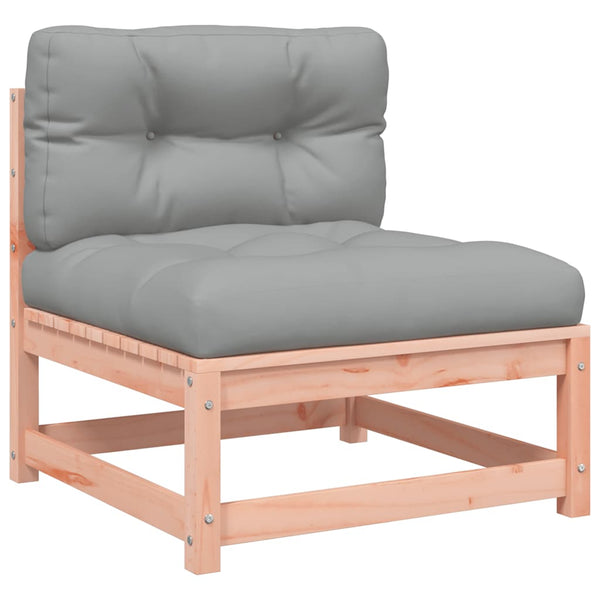 Gartensofas ohne Armlehnen mit Kissen, 2er-Set