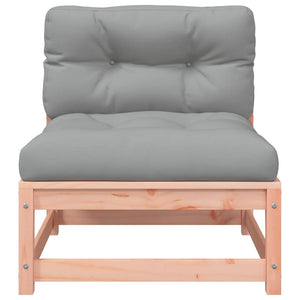 Gartensofas ohne Armlehnen mit Kissen, 2er-Set