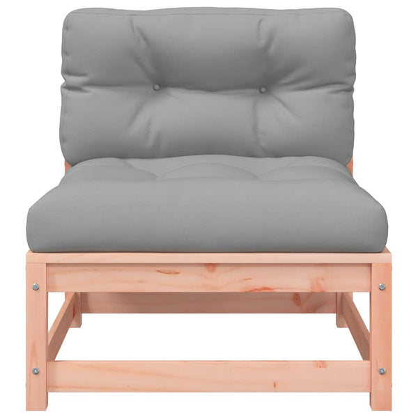 Gartensofas ohne Armlehnen mit Kissen, 2er-Set