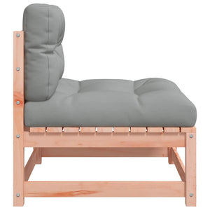 Gartensofas ohne Armlehnen mit Kissen, 2er-Set