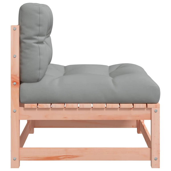 Gartensofas ohne Armlehnen mit Kissen, 2er-Set