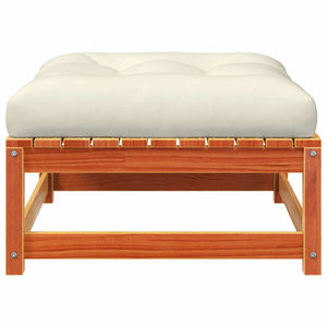 Gartenhocker mit Kissen, 2er Set