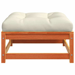 Gartenhocker mit Kissen, 2er Set