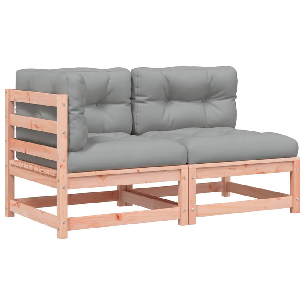 2-Sitzer Gartensofa Douglasie mit Kissen