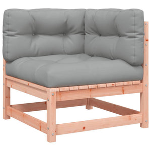 2-Sitzer Gartensofa Douglasie mit Kissen