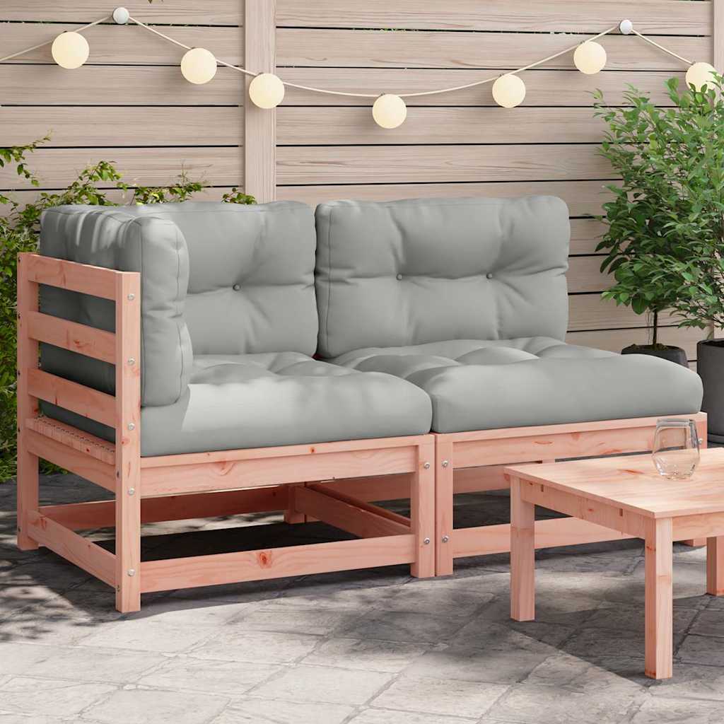 2-Sitzer Gartensofa Douglasie mit Kissen