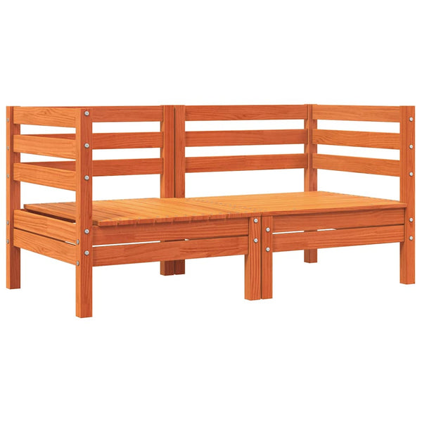 Garten Ecksofa Kiefer Massivholz mit Kissen