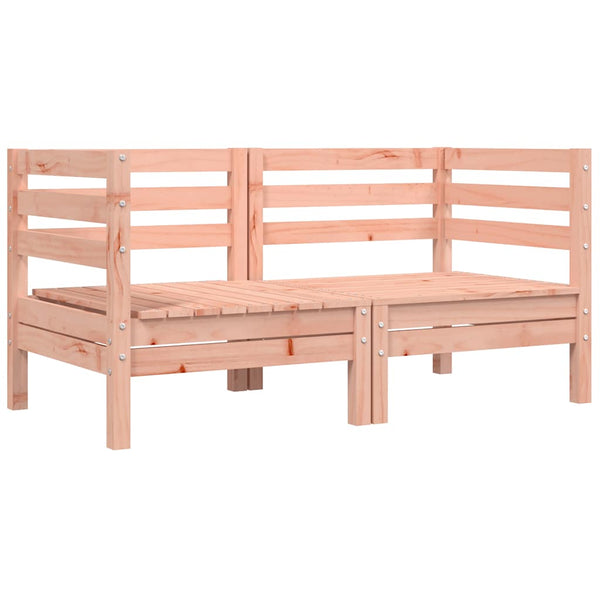 Garten Ecksofa Douglasie mit Kissen (2 Stk)