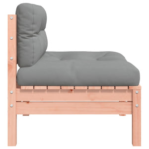Gartensofa ohne Armlehnen Douglasie mit Kissen
