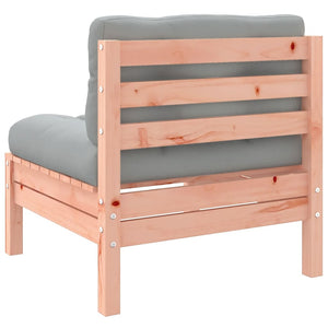 Gartensofa ohne Armlehnen Douglasie mit Kissen