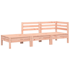 Gartensofa Douglasie mit Kissen und Hocker