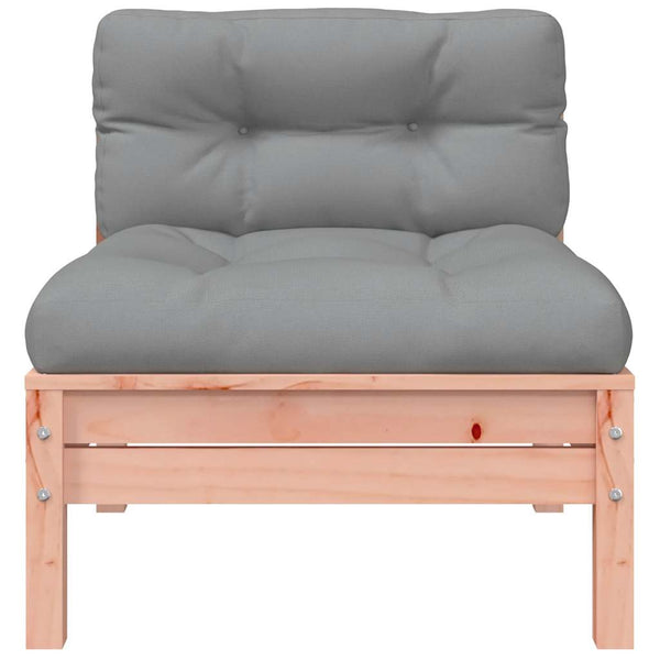 Gartensofa Douglasie mit Kissen und Hocker