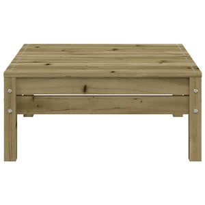 Gartensofa Kiefer Imprägniert mit Kissen & Hocker