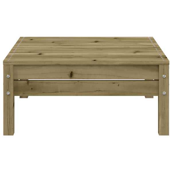Gartensofa Kiefer Imprägniert mit Kissen & Hocker