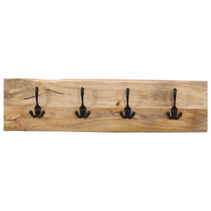 Wandgarderobe Mango Massivholz 4 Haken