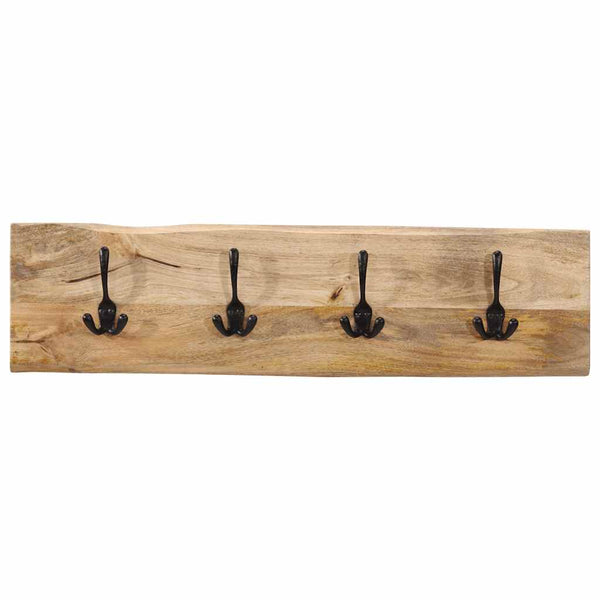 Wandgarderobe Mango Massivholz 4 Haken