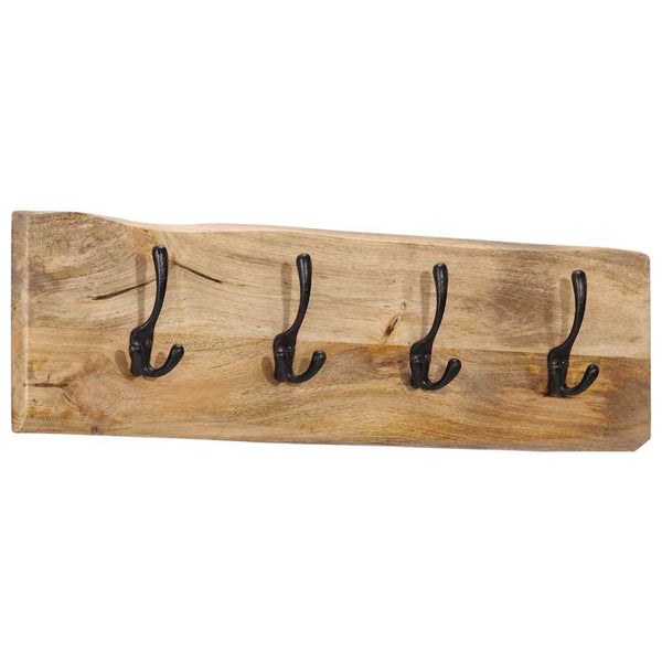 Wandgarderobe Mango Massivholz 4 Haken