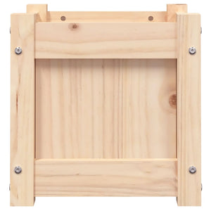 Massiver Kiefer Pflanzkübel - 31x31x31 cm