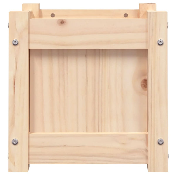 Massiver Kiefer Pflanzkübel - 31x31x31 cm