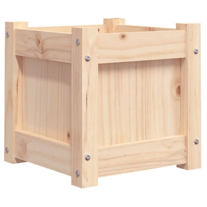 Massiver Kiefer Pflanzkübel - 31x31x31 cm
