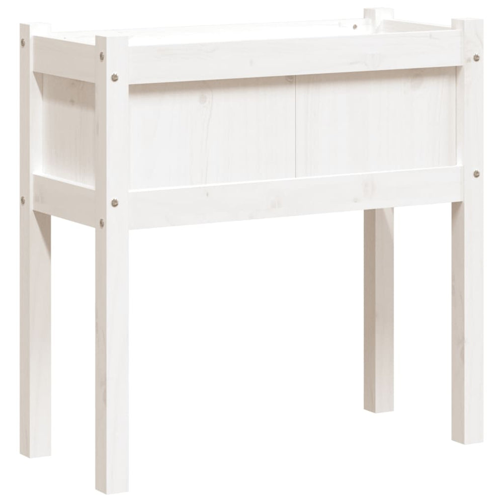 Pflanzkübel mit Beinen, 70 cm, Kiefer Massivholz