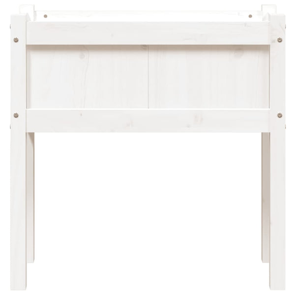 Pflanzkübel mit Beinen, 70 cm, Kiefer Massivholz