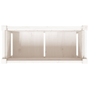 Pflanzkübel mit Beinen, 70 cm, Kiefer Massivholz