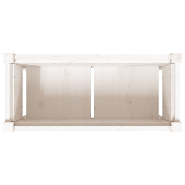 Pflanzkübel mit Beinen, 70 cm, Kiefer Massivholz