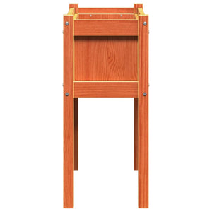 Pflanzkübel mit Beinen, 2er Set, Kiefer Massivholz