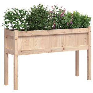 2er Set Pflanzkübel Kiefernholz