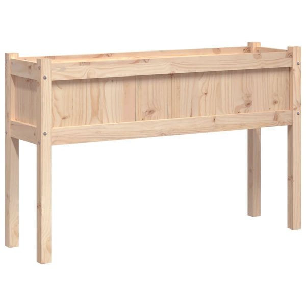 2er Set Pflanzkübel Kiefernholz