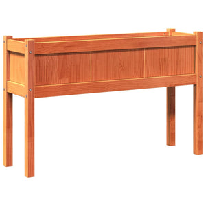 Pflanzkübel mit Beinen, Wachsbraun, 110cm