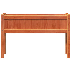 Pflanzkübel mit Beinen, Wachsbraun, 110cm