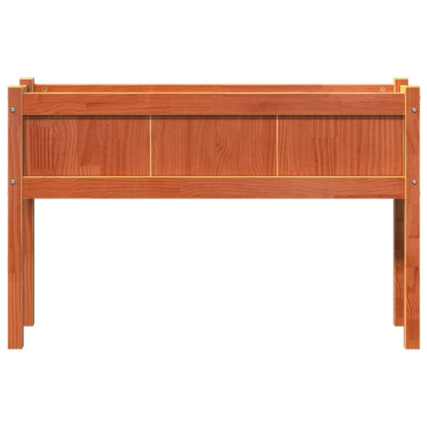 Pflanzkübel mit Beinen, Wachsbraun, 110cm