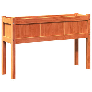 Pflanzkübel mit Beinen, Wachsbraun, 110cm