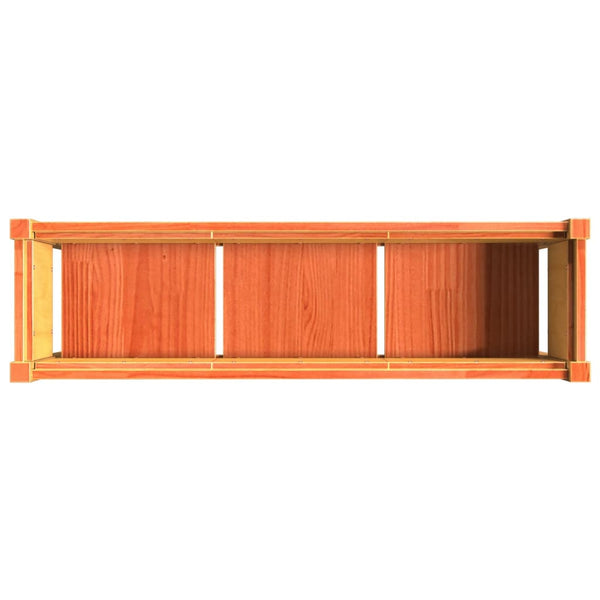 Pflanzkübel mit Beinen, Wachsbraun, 110cm