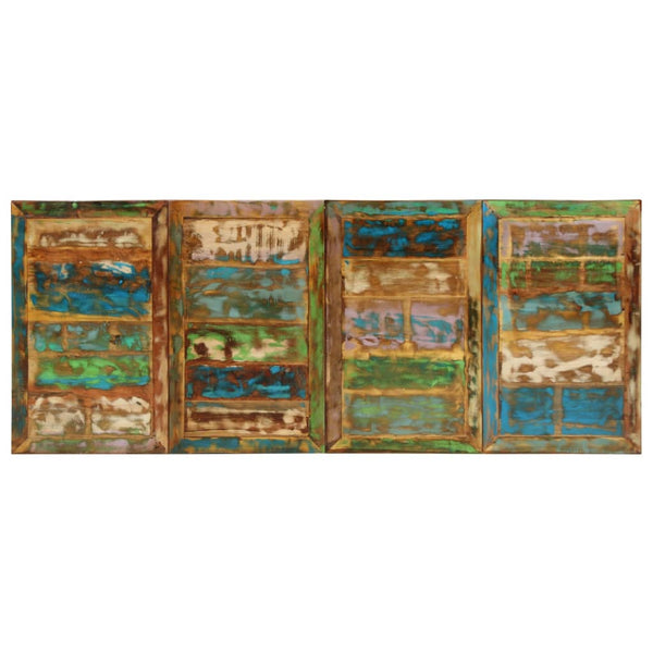 vidaXL Dining Table 220x90x77 cm Reclaimed Solid Wood