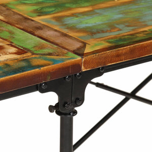 vidaXL Dining Table 220x90x77 cm Reclaimed Solid Wood