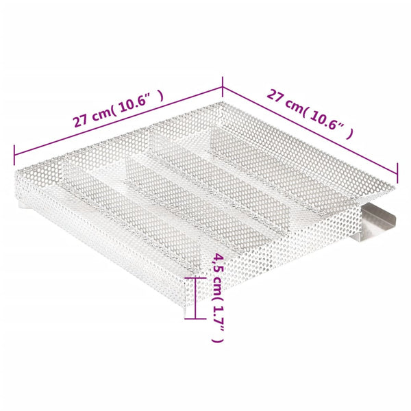 Kaltrauchgenerator 5-Kammer 27 cm Edelstahl