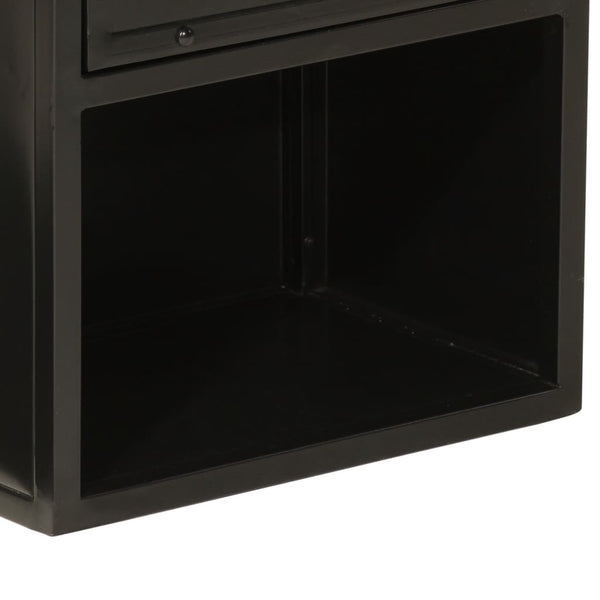 Badschrank aus Mango-Holz und Eisen 40x27x90 cm